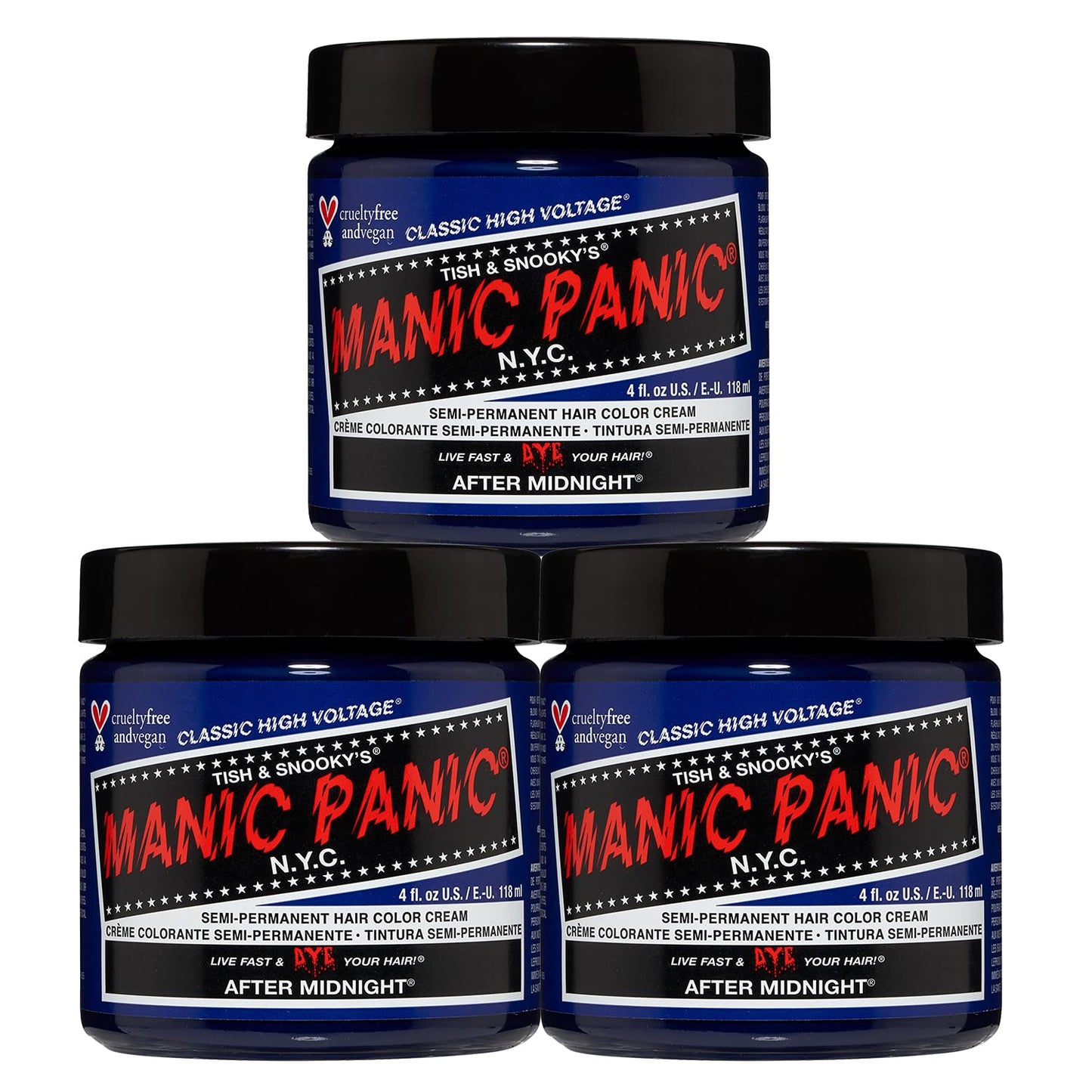 Manic Panic High Voltage Classic Cream Hair Dye – Pillarbox Red (118 ml)
