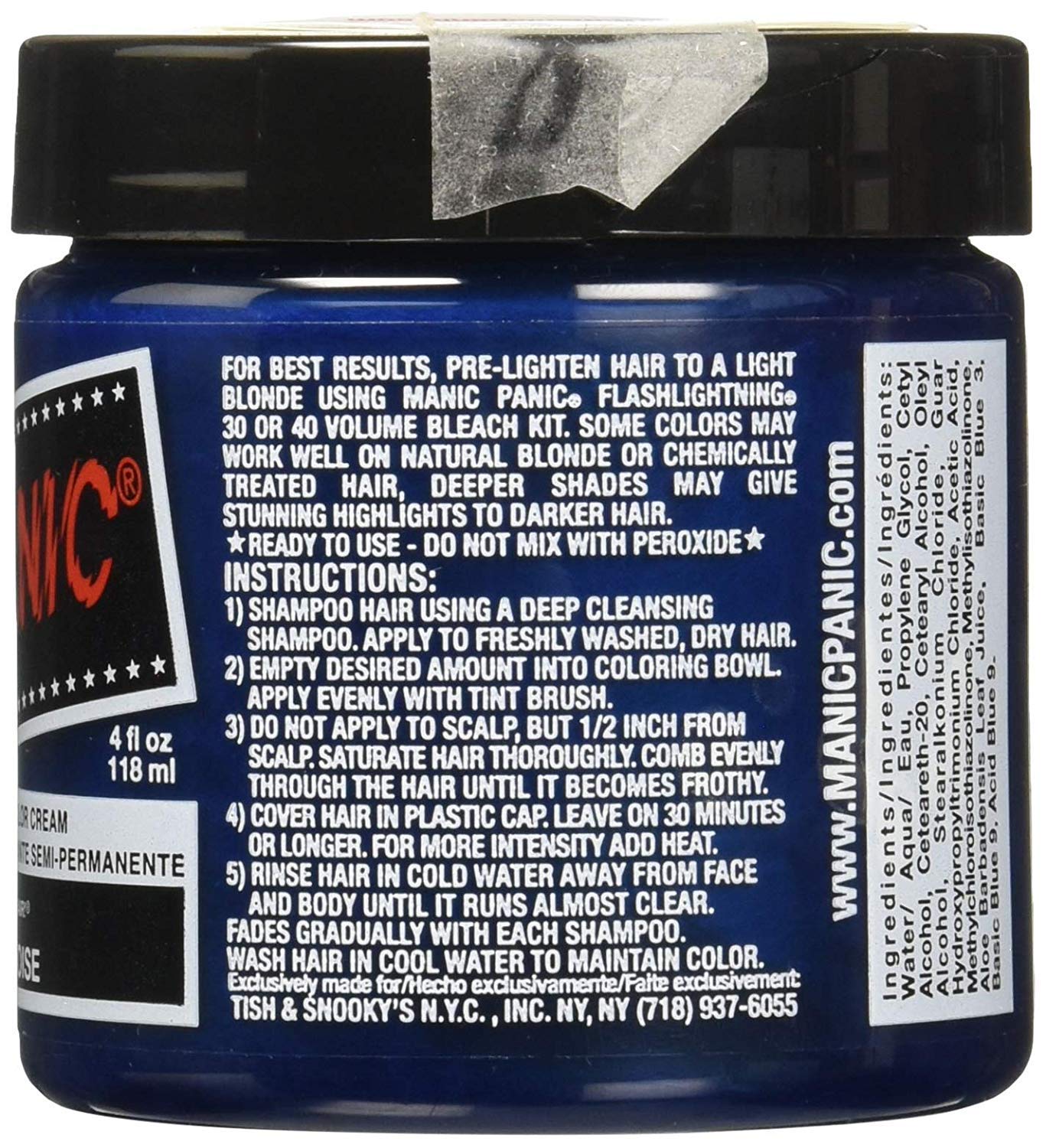 Manic Panic High Voltage Classic Cream Hair Dye – Pillarbox Red (118 ml)