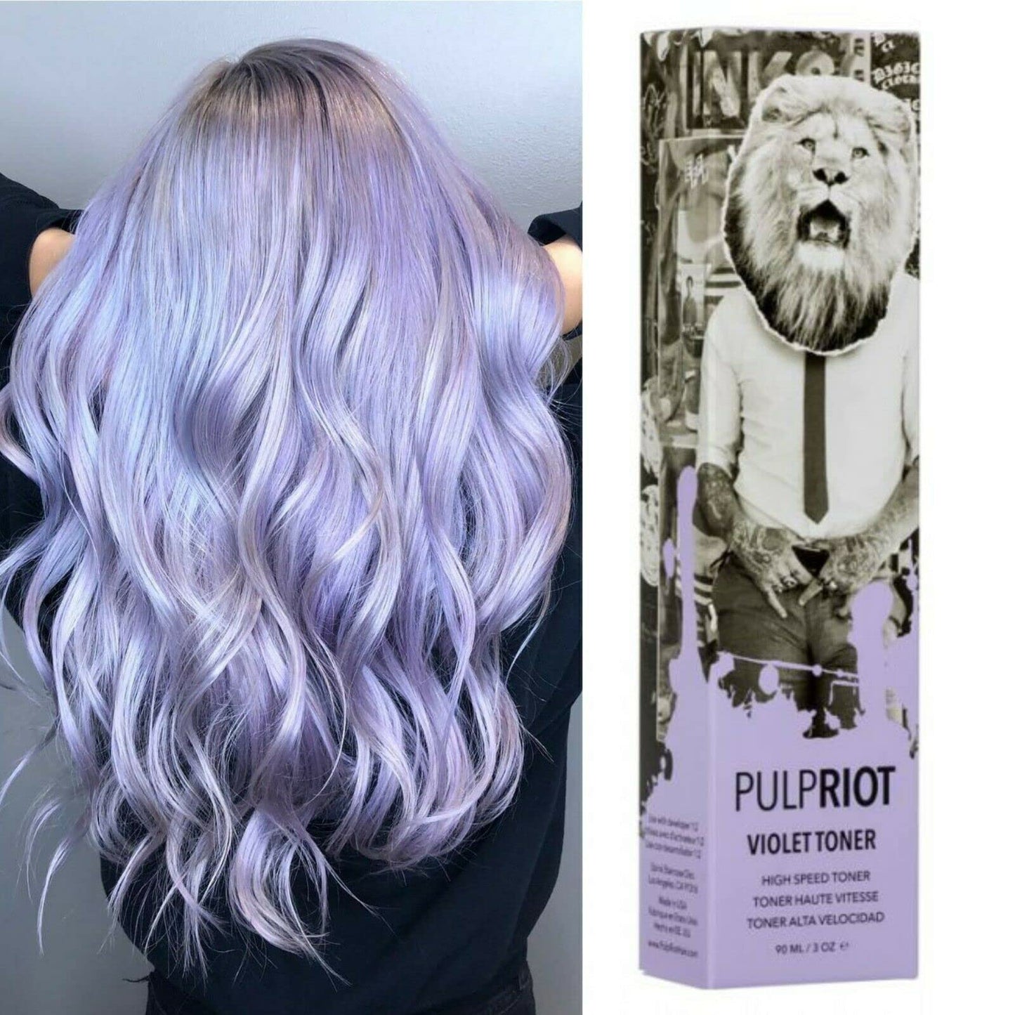 Pulp Riot High Speed Toner – Silver, Ash & Rose Gold (90 ml)